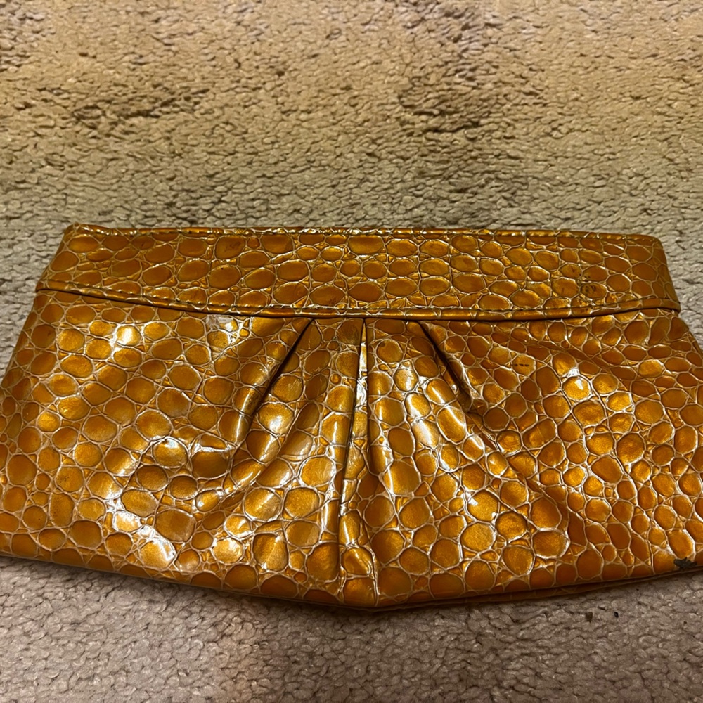 Gorgeous gold clutch